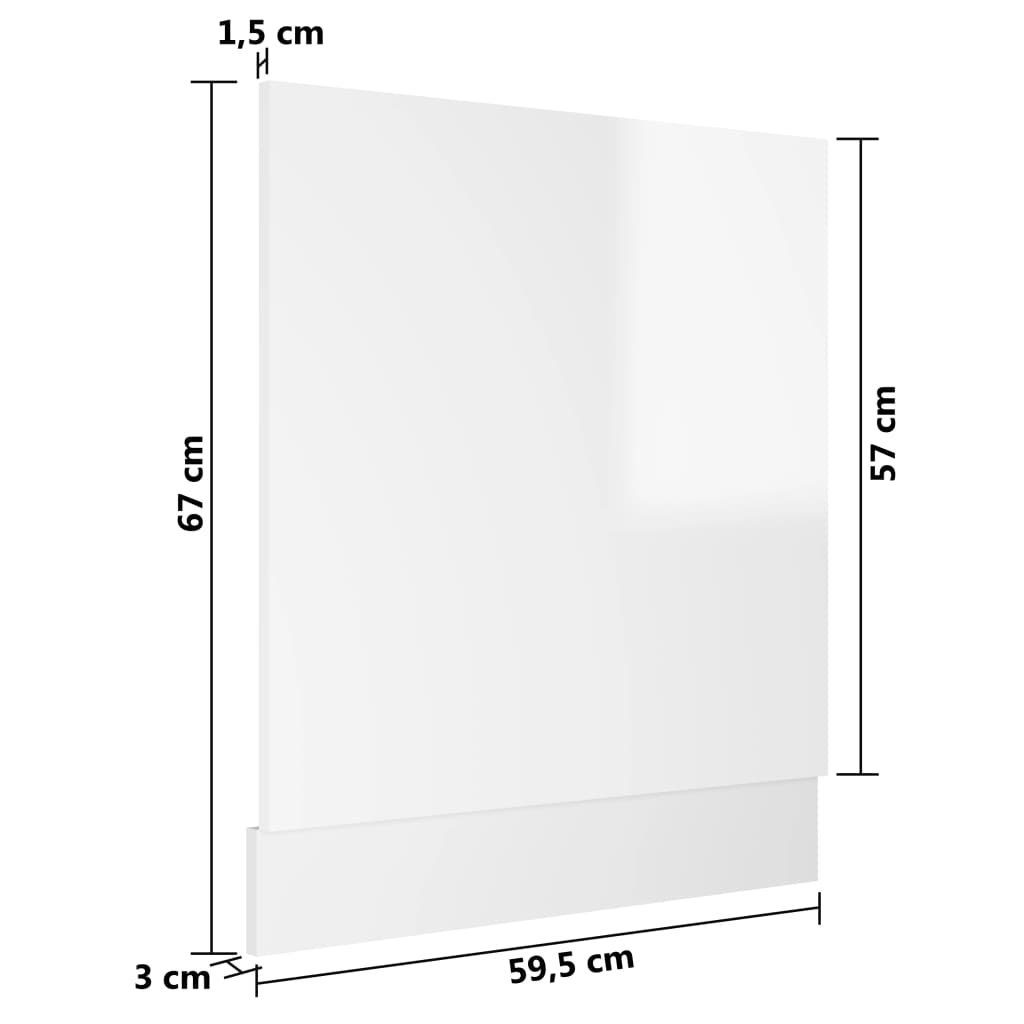 3x59,5x67 in cm), (LxBxH: Hochglanz-Weiß Frontblende 3016496 möbelando