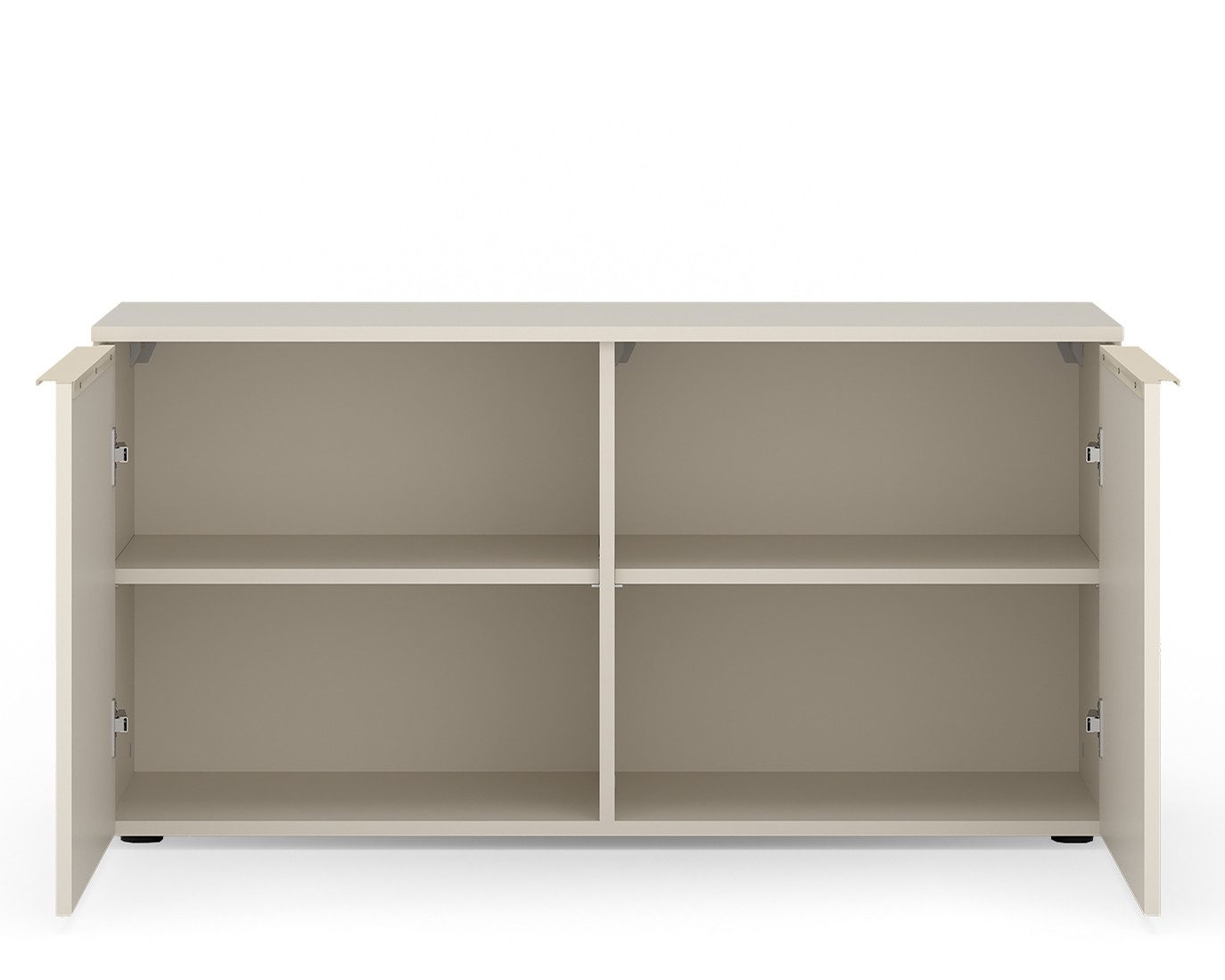 TOM TAILOR HOME Sideboard COLOR PUZZLE Low Cabinet 02, 2 Türen, farbige Griffe & Füße (opt), Breite 1100 mm – Stauraum mit besonderem Farbkick
