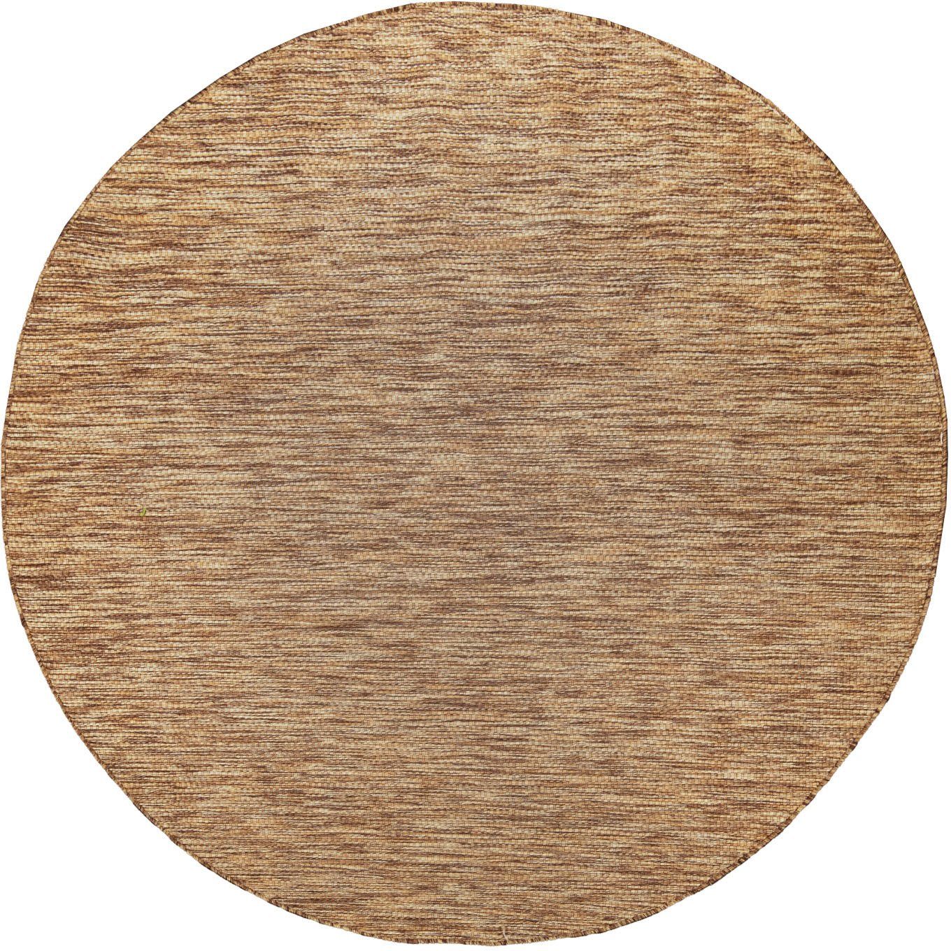 Bruno Banani Teppich Venezia, rund, Höhe: 4 mm, Flachgewebe, Sisal-Optik, m günstig online kaufen