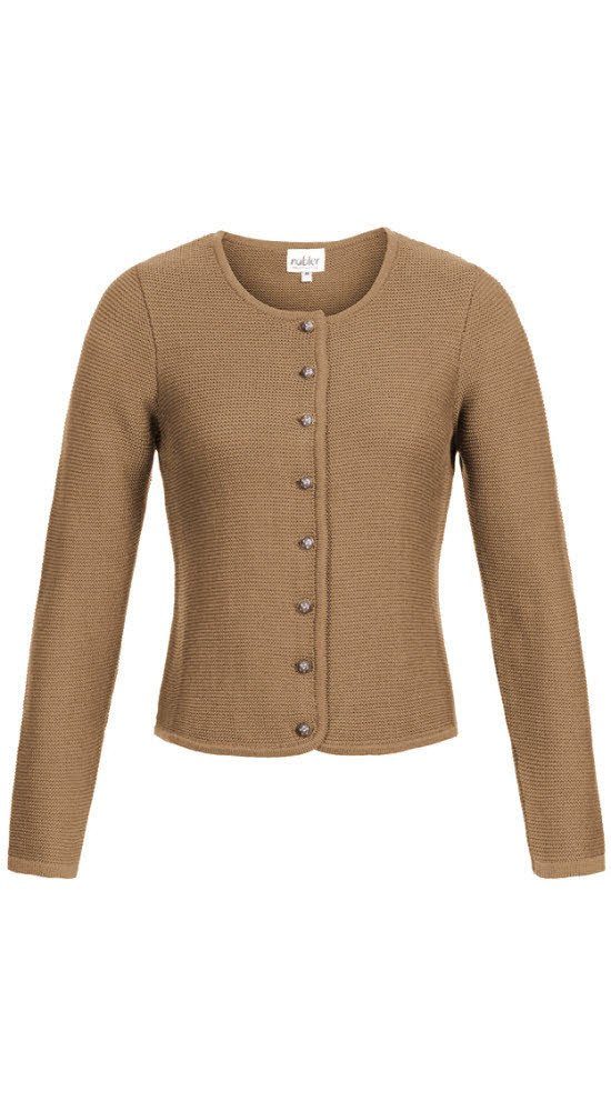 Trachtenstrickjacke Strickjacke Langarm Anni in Natur von Nübler