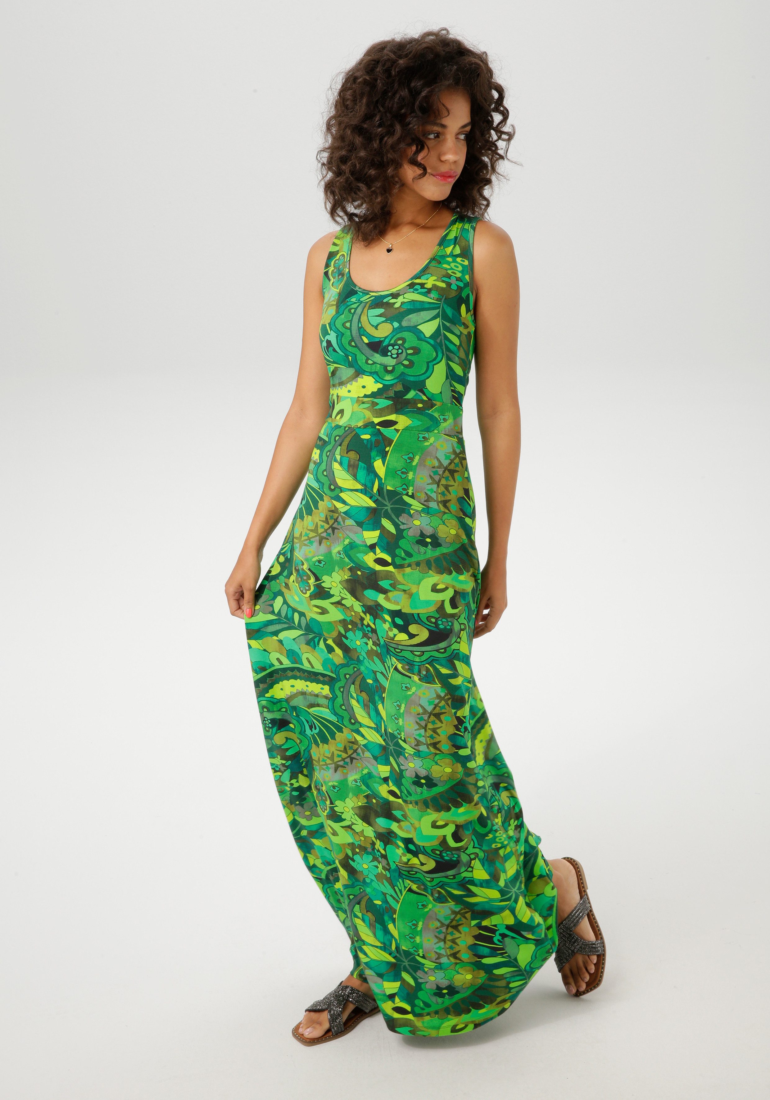 Aniston CASUAL Sommerkleid mit extravagantem Druck günstig online kaufen