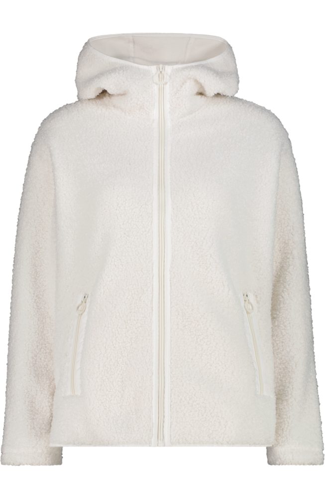 CMP Kapuzenfleecejacke WOMAN JACKET FIX HOOD mit Kapuze, sportlicher Stil, atmungsaktiv, wärmend – Bild 2 von 4