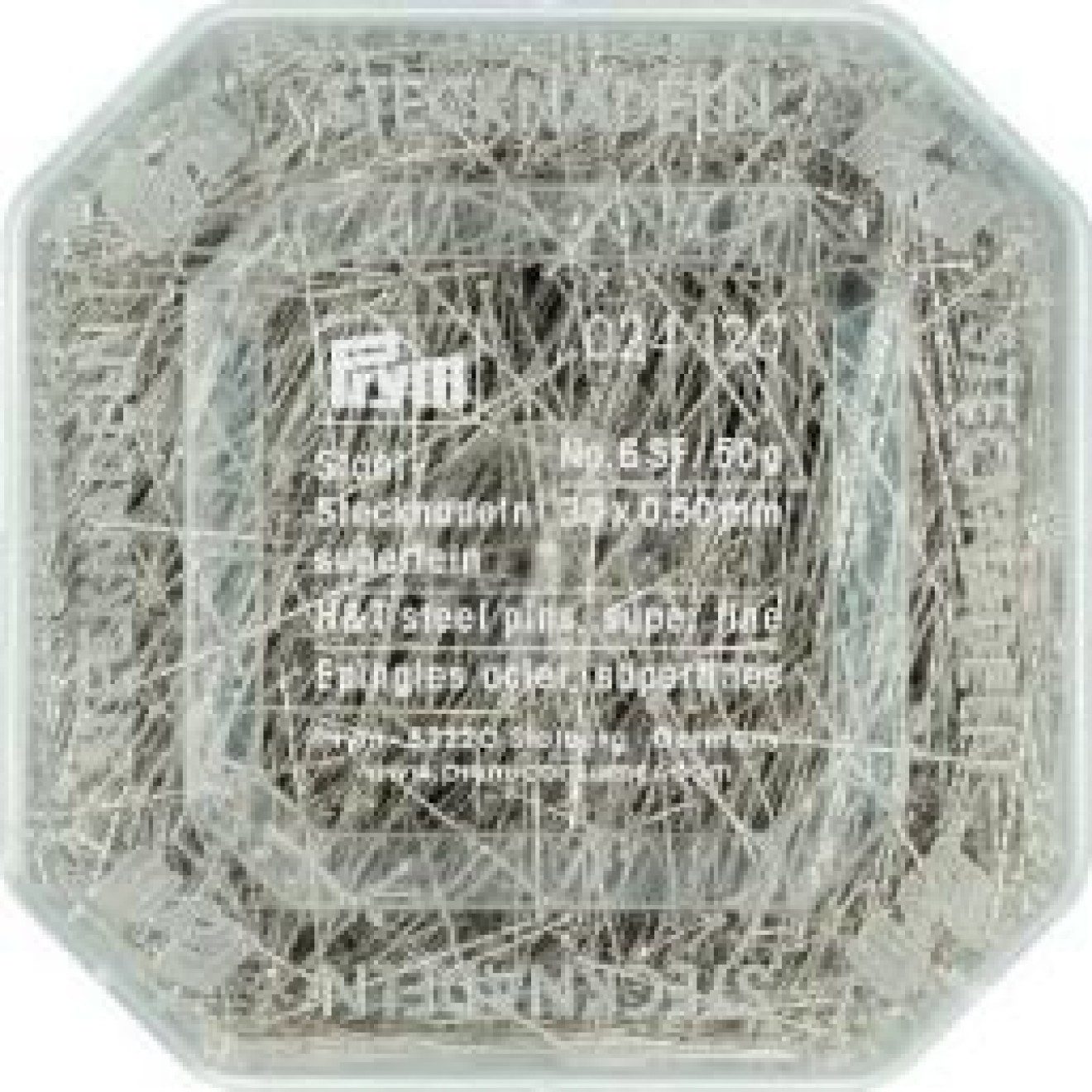 Prym Stricknadeln Stecknadeln 0,50x30 mm silberfarbig 50 g