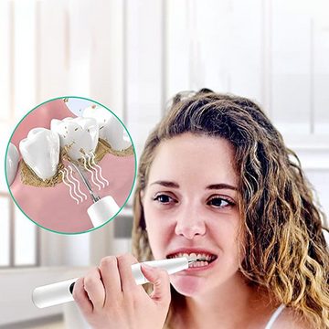 Dedom Munddusche Ultraschallzahnbürste,Zahnreiniger,Zahnpflegeset,Weiß, 3 einstellbare Reinigungsmodi