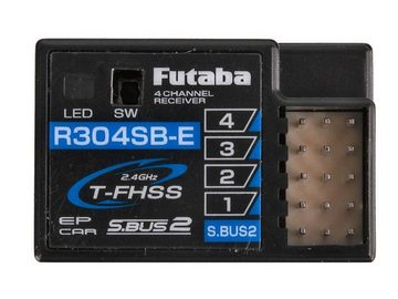 Futaba Futaba T4PM Plus Sender 4-Kanal 2.4GHz + T-FHSS + R304SB-E RC-Fernsteuerung