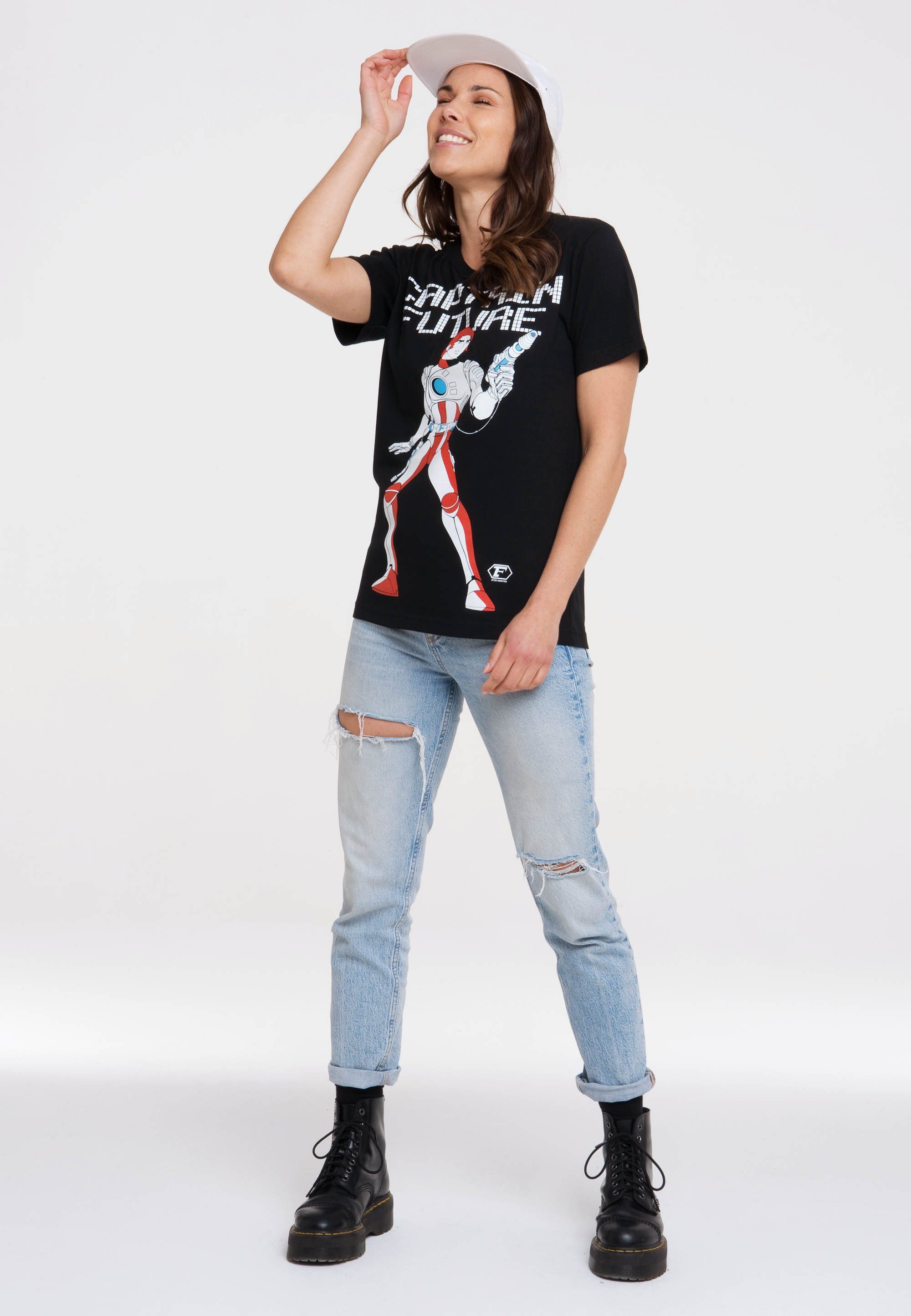 LOGOSHIRT T-Shirt Captain Future mit coolem günstig online kaufen
