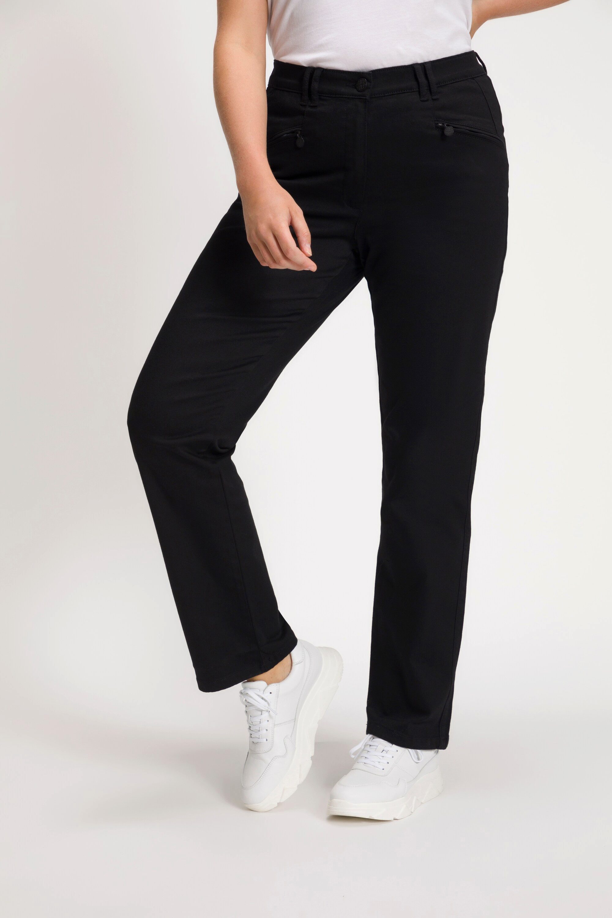 Ulla Popken Funktionshose Basic Stretchhose Mony farbecht günstig online kaufen