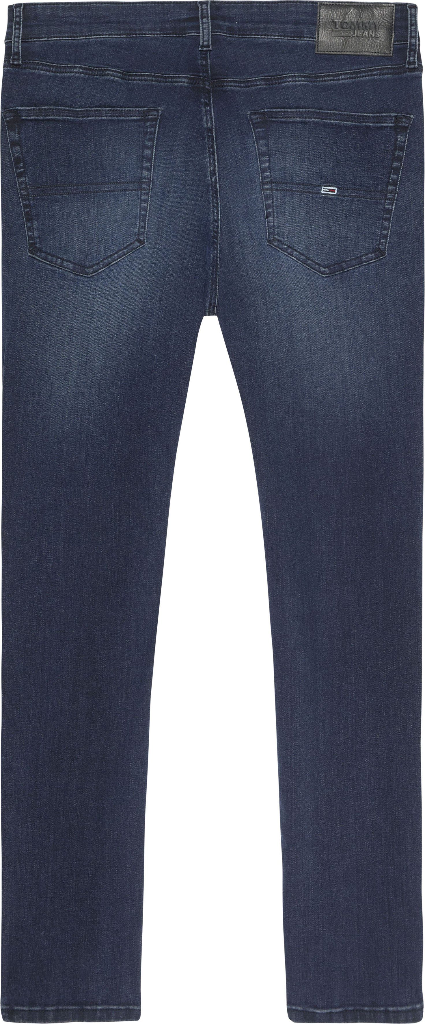 Tommy Slim-fit-Jeans mit Jeans AUSTIN Lederbadge TPRD darkblue SLIM