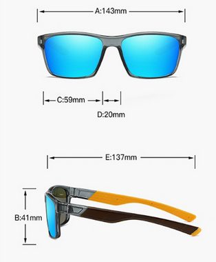 Fivejoy Sonnenbrille Polarisierte Unisex-Sportsonnenbrille, UV400-Schutzsonnenbrille (1-St)