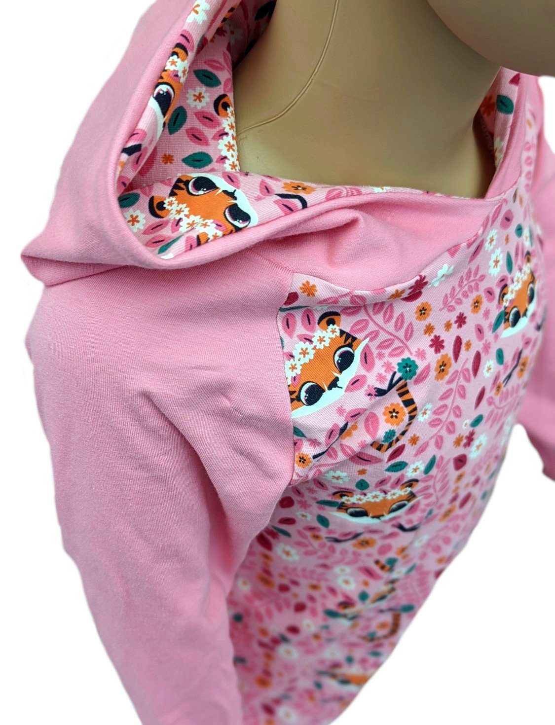 Corileo Hoodie Baby / Handmade Pullover Hoodie Sweet 62 - Gr. Girl Tiger 116 Kinder Kapuze