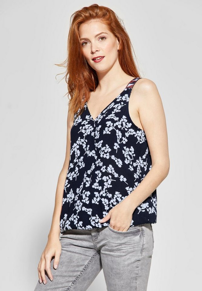 STREET ONE Wickelbluse mit Blumenprint STREET ONE Wickelbluse mit Blumenprint