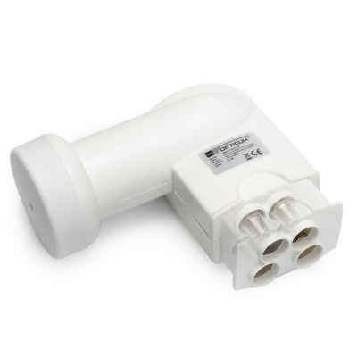 RED OPTICUM Robust Quad LNB Universal-Quad-LNB (Hitze- & kältebeständig, 0.1dB Rauschmaß, ausziehbarer Wetterschutz)