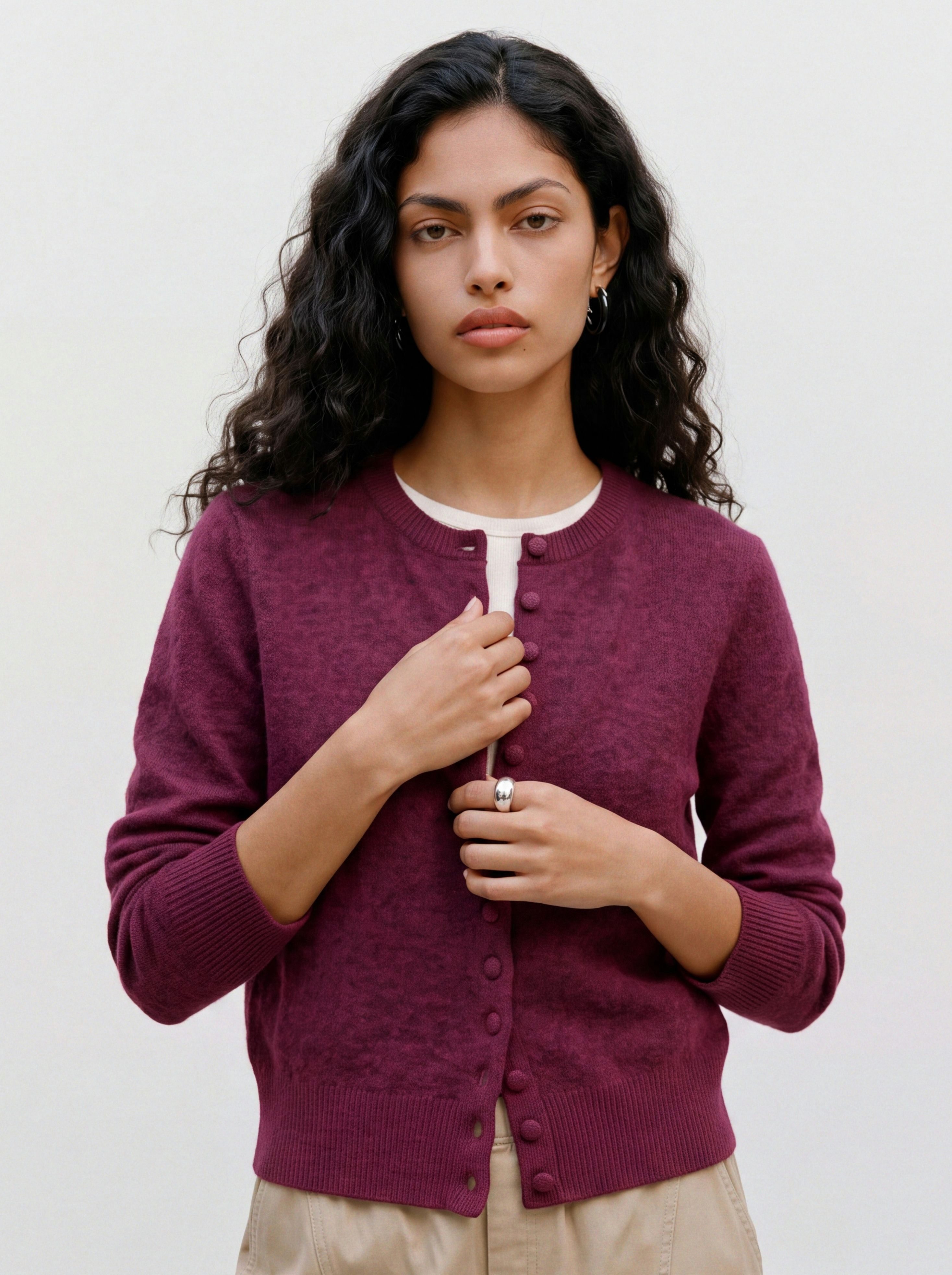 TOPSHOP Strickjacke TSSIA KNITTED CARDIGAN NOOS Materialmix, regular fit
