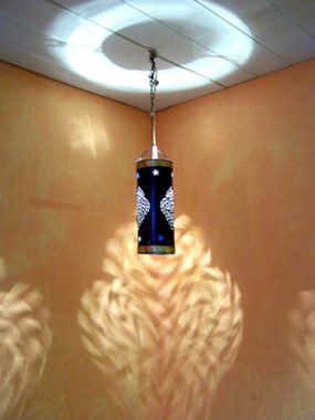 Marrakesch Orient & Mediterran Interior Deckenleuchte Orientalische Messing Lampe Pendelleuchte Louban 31cm, ohne Leuchtmittel, Handarbeit