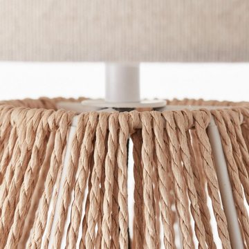 Brilliant Tischleuchte Laraine, Lampe, Laraine Tischleuchte natur/beige, 1x A60, E27, 42W, Mit Schnurz