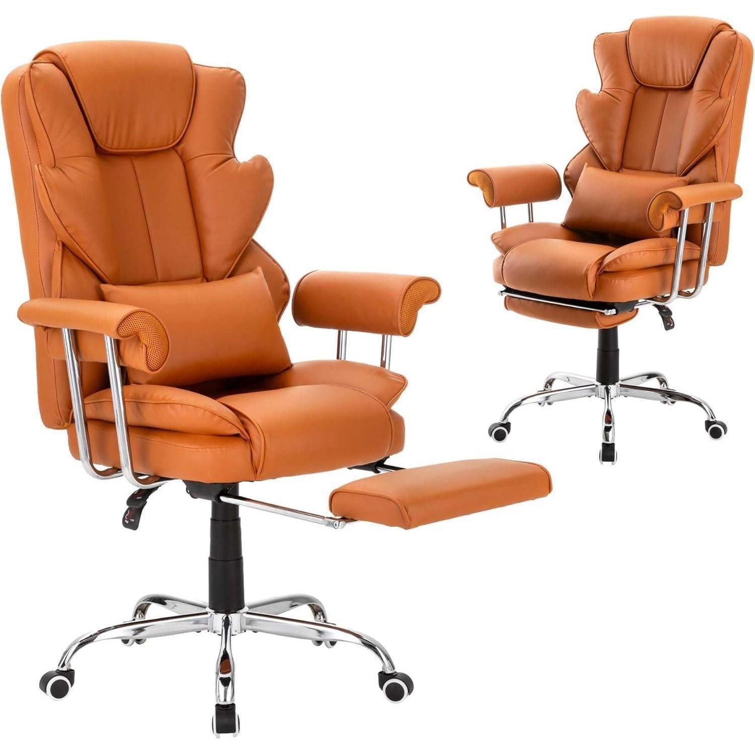 LuxusKollektion Chefsessel Ergonomischer Bürostuhl 230kg PU günstig online kaufen