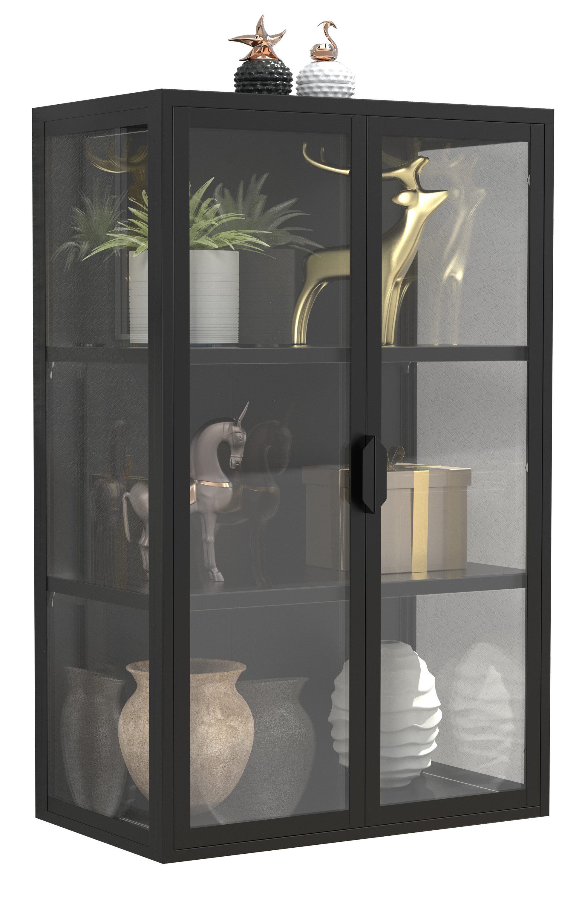 VCM Hängevitrine Stahl Wandvitrine Hängevitrine Vitrine günstig online kaufen