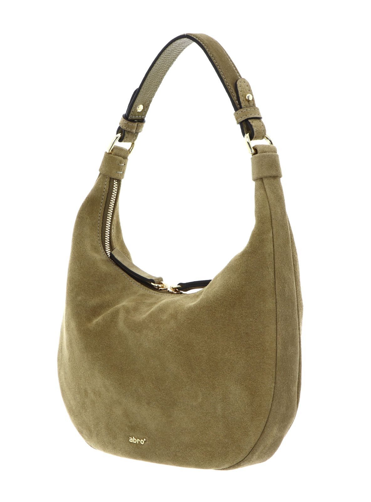 Abro Schultertasche Hobo Bag Nana Mini, aus echtem Leder