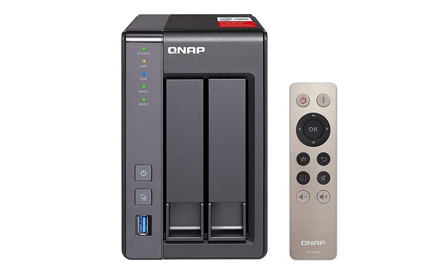 QNAP TS-251+-NAS 2-Bay Festplatten Gehäuse »Desktop NAS Gehäuse« QNAP TS-251+-NAS 2-Bay Festplatten Gehäuse »Desktop NAS Gehäuse«