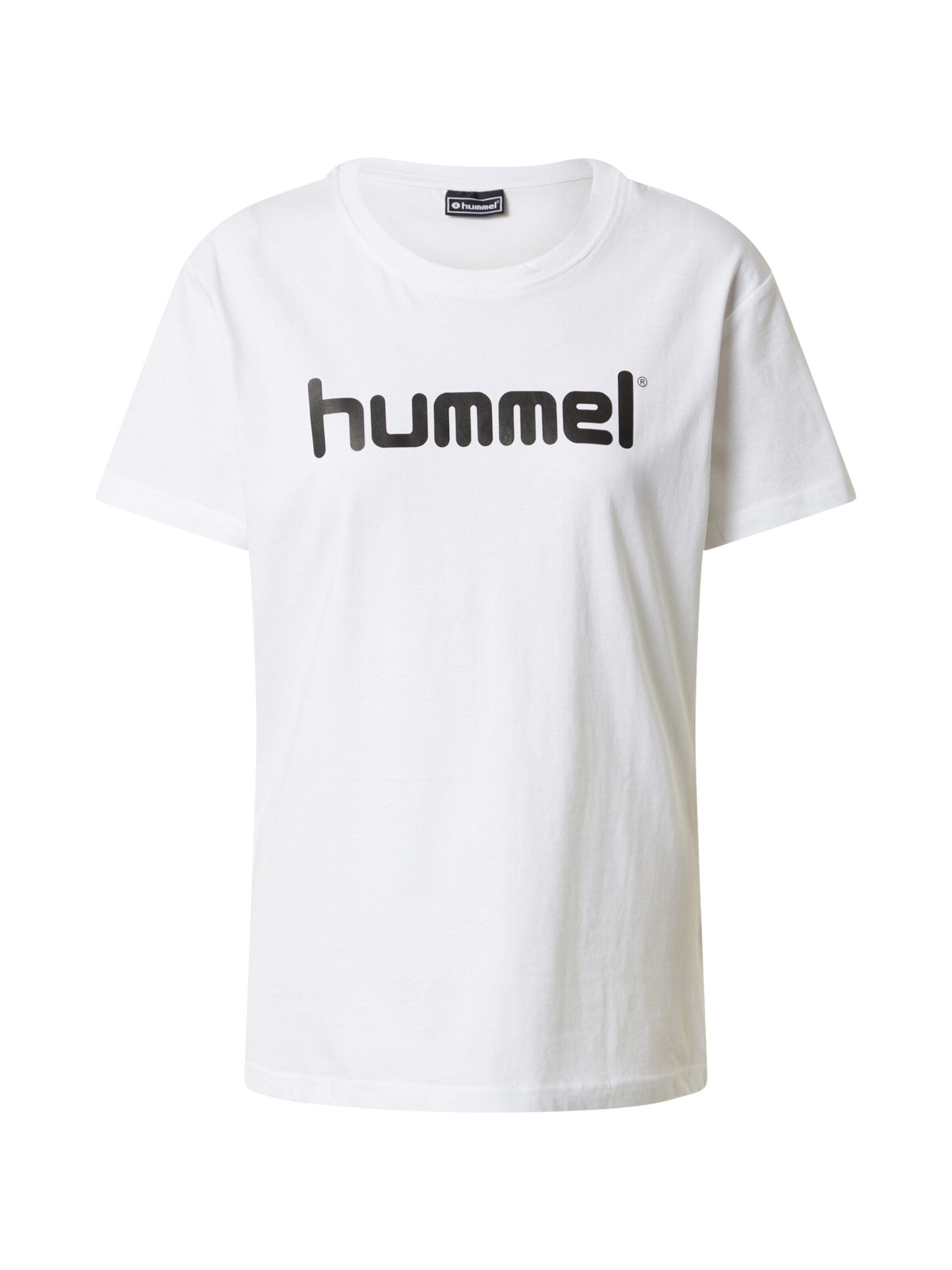 hummel T-Shirt (1-tlg) Plain/ohne Details Weiß