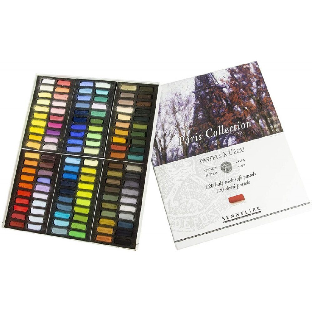 SENNELIER Pastellkreide Soft Pastelle Paris Collection, 120 halbe Soft Pastell-Sticks