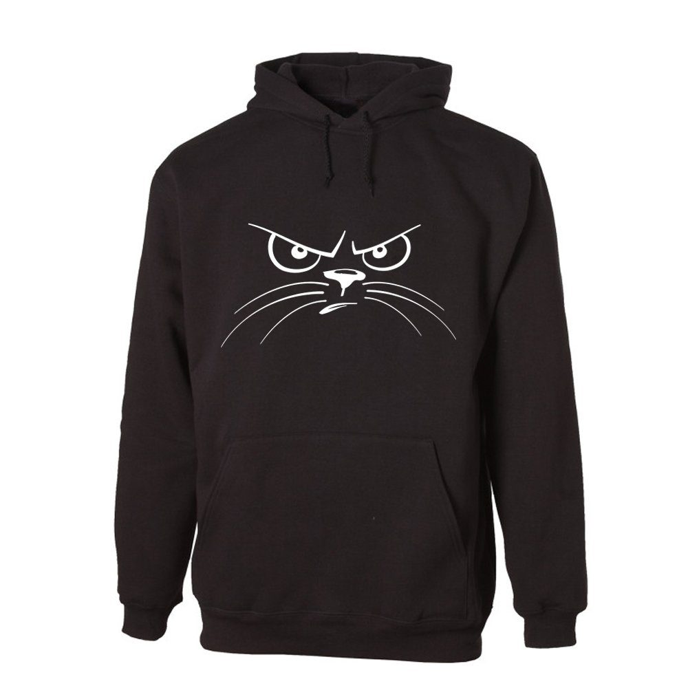 G-graphics Hoodie Grimmige Katze Unisex mit günstig online kaufen