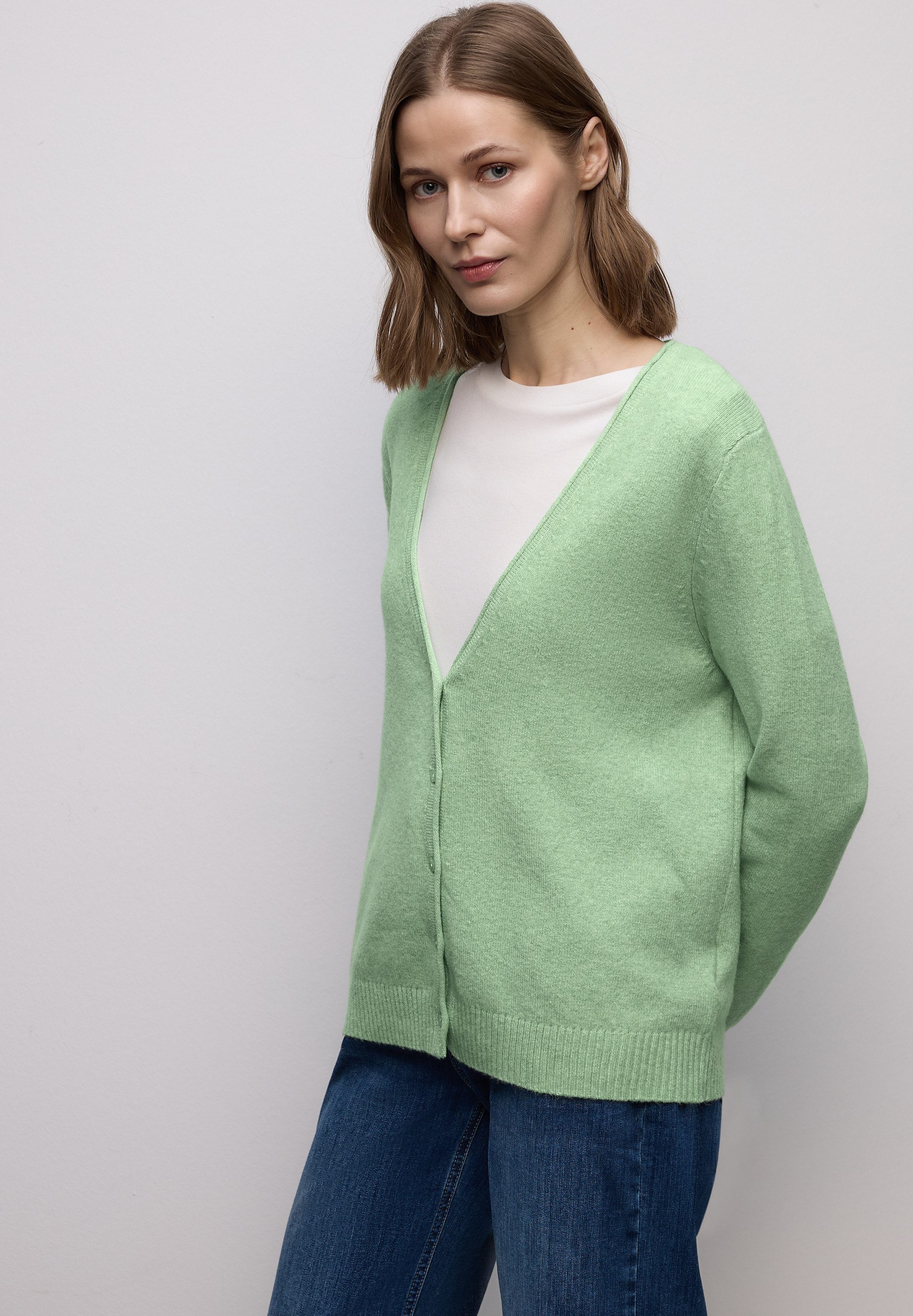 STREET ONE Cardigan mit V-Ausschnitt