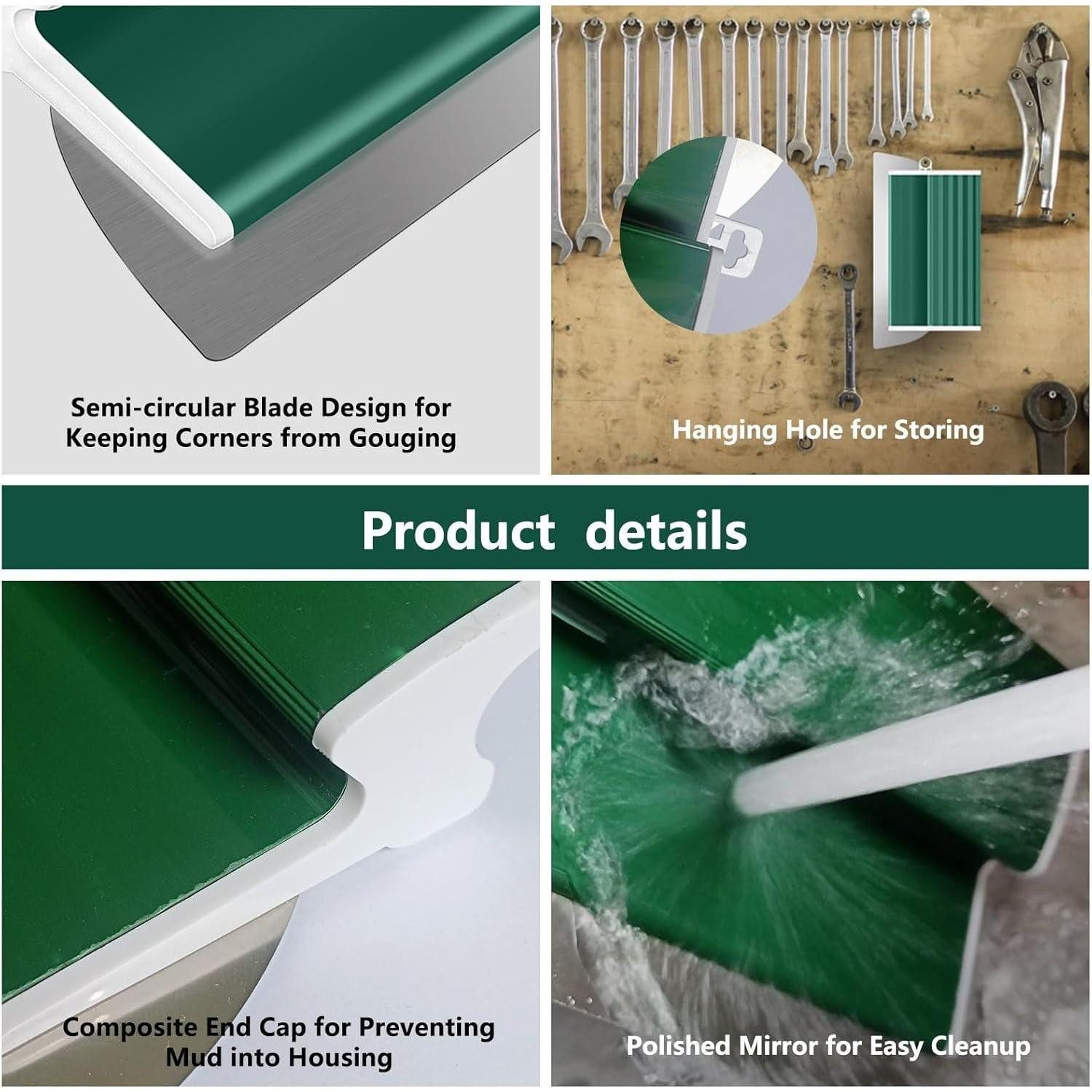 LuxusKollektion Flächenspachtel Flächenspachtel Edelstahl Z Griff 0,38mm Trockenbau 25 CM