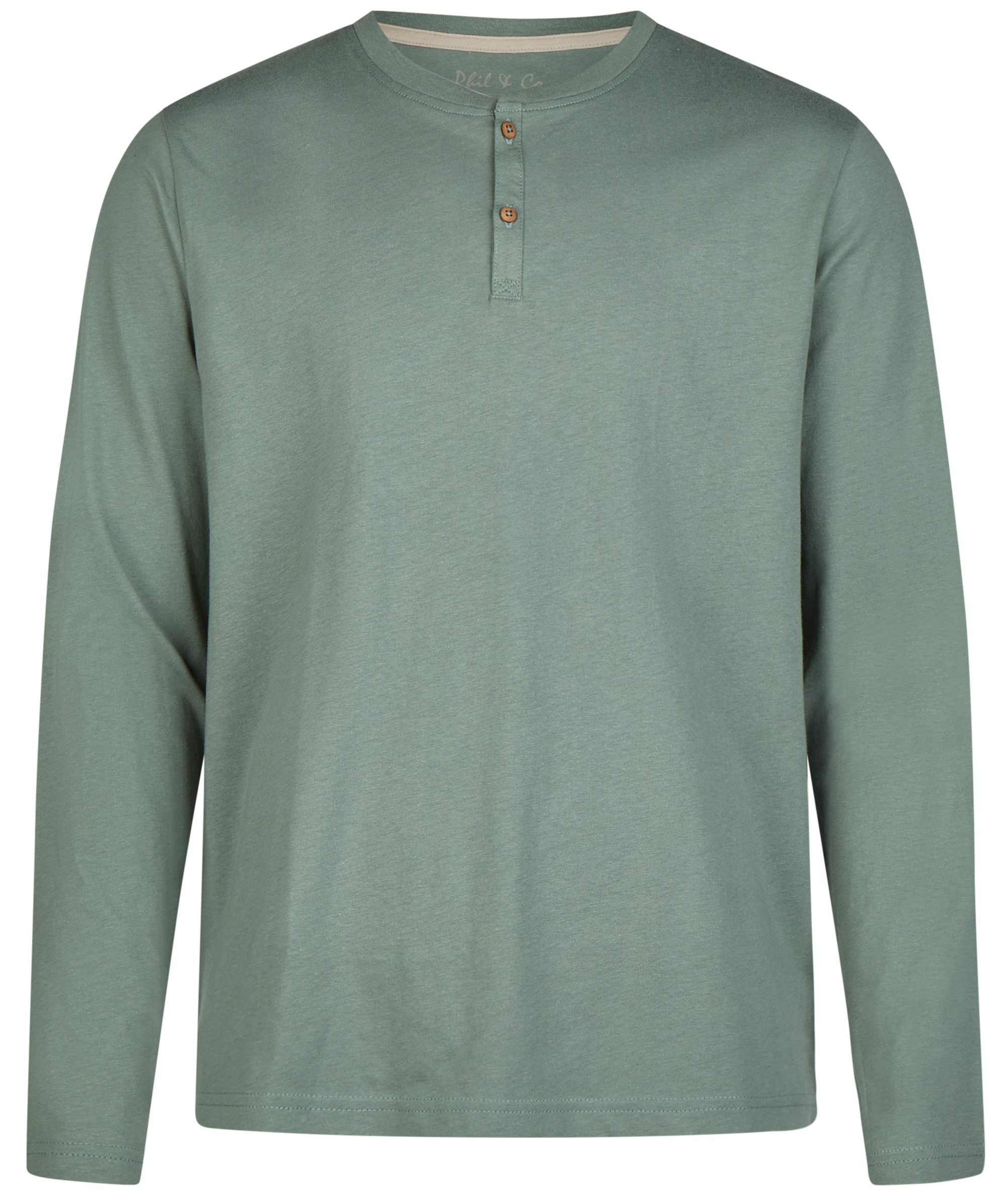 Phil & Co. Pyjamaoberteil Snow Drift (Packung, 1-tlg., 1-teilig) Herren Sch günstig online kaufen