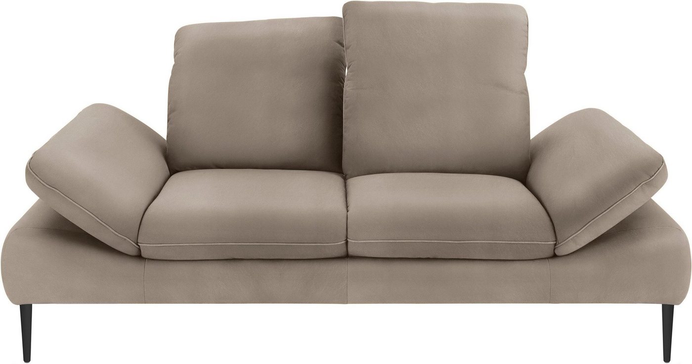 W.SCHILLIG 2-Sitzer »enjoy&MORE«, mit Sitztiefenverstellung, Füße schwarz pulverbeschichtet, Breite 202 cm-kaufen