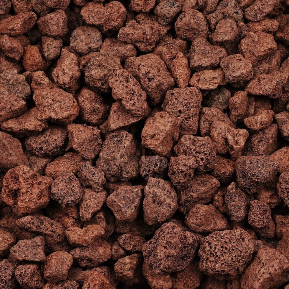 GarPet Lavasteine Lavasteine 20L Garten Lavagranulat Aquarium Lavastein Grill Lava Rot