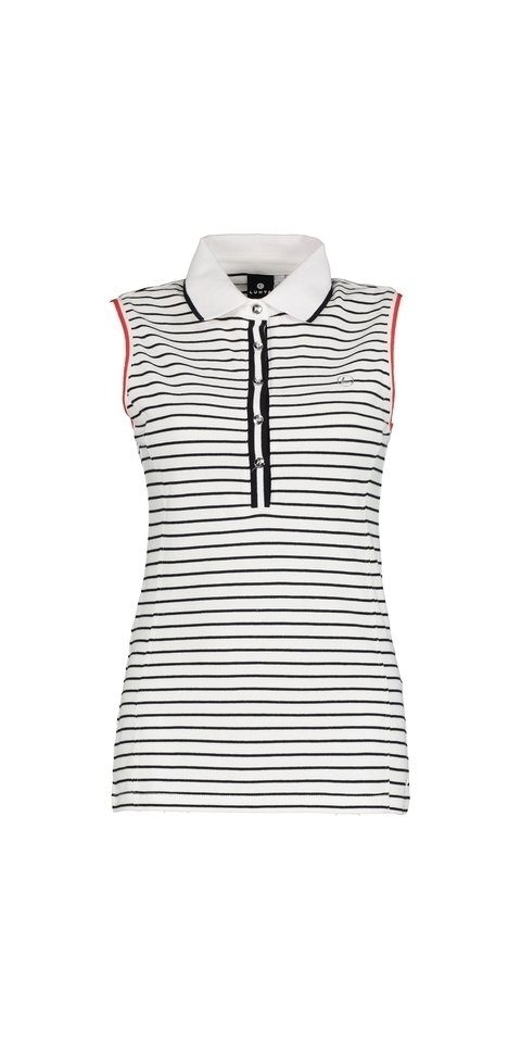 Luhta Poloshirt »Luhta Damen Funktionsshirt Polo-Shirt Eriksby weiss  schwarz geringelt« online kaufen | OTTO