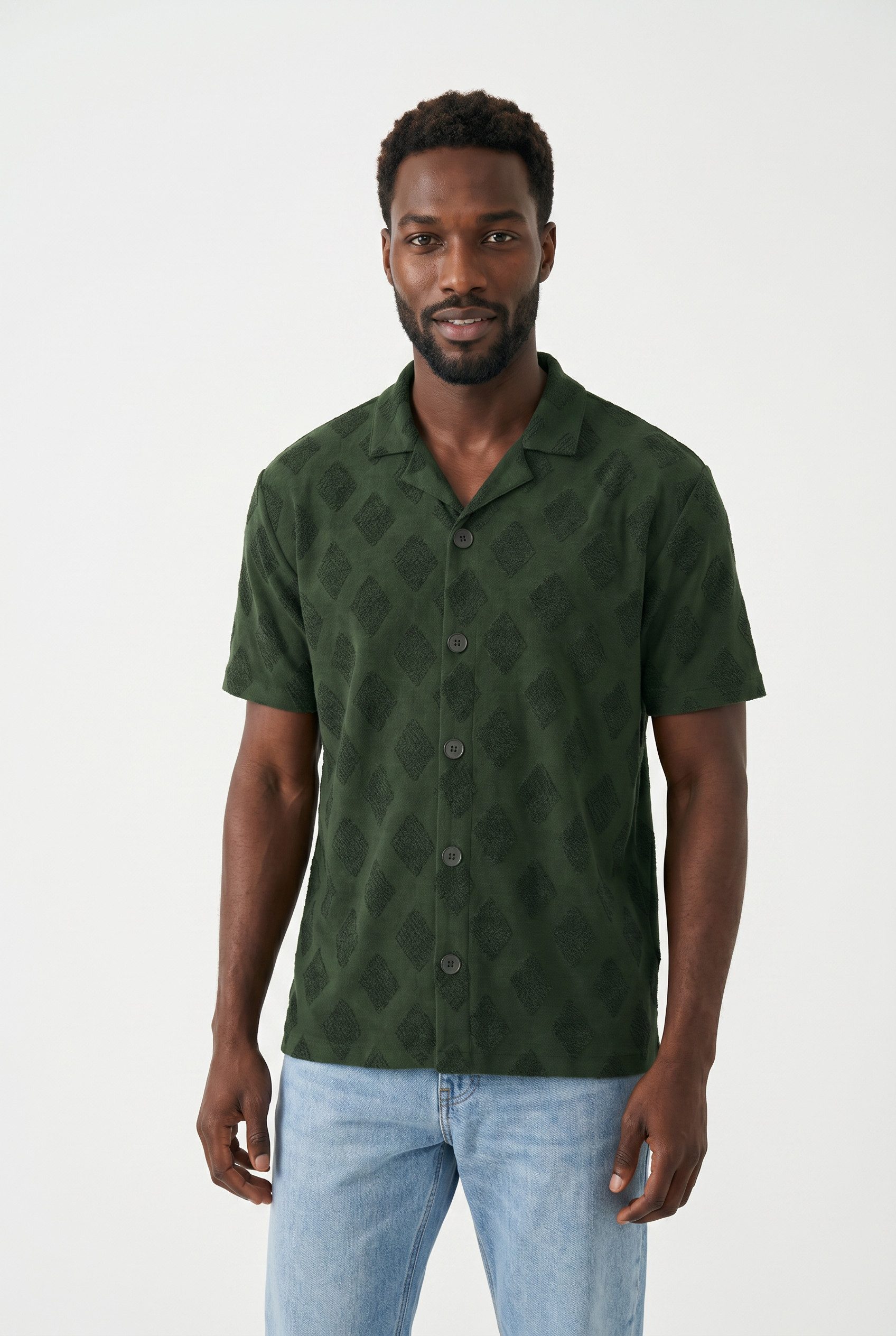 FYNCH-HATTON Shirtjacke mit Muster
