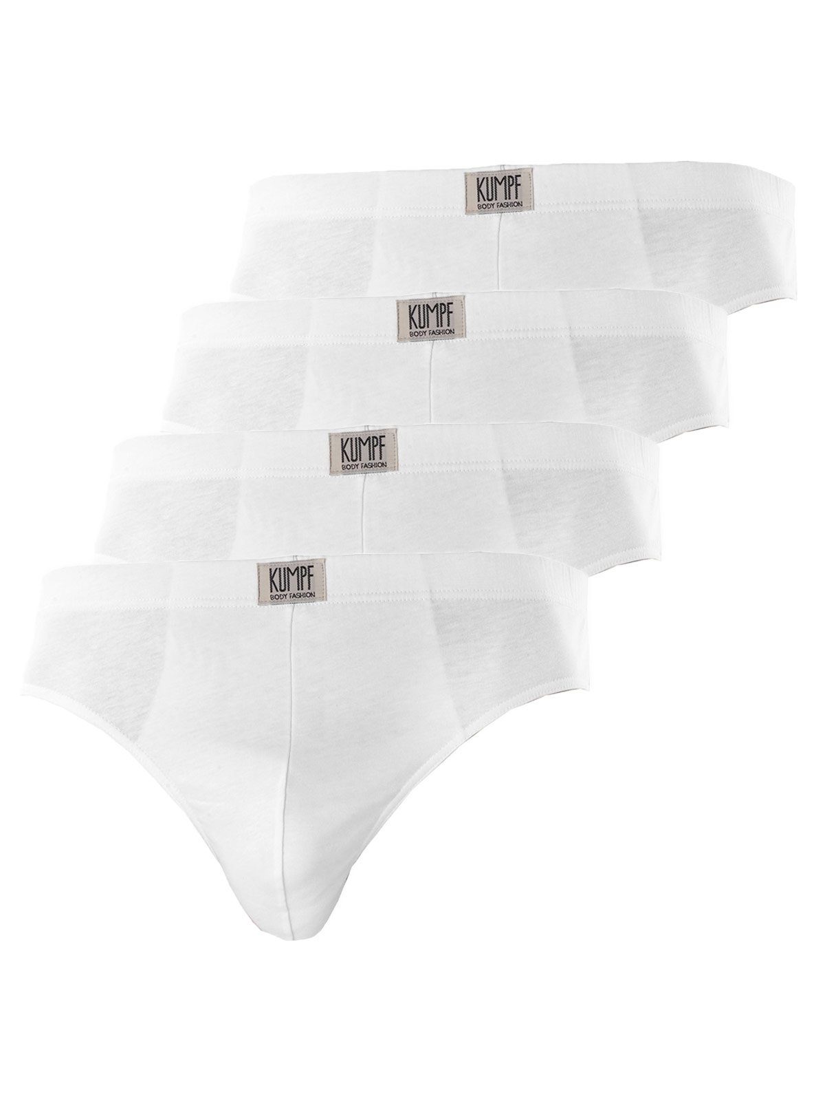 4er Cotton - weiss Bio Sparpack 4-St) Slip Herren KUMPF (Spar-Set, Slip