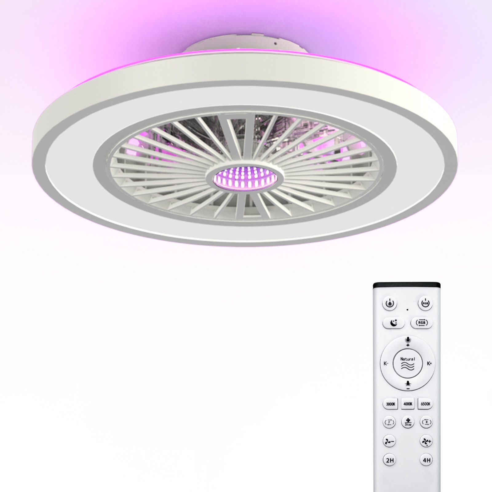 Tukrool Deckenventilator 54cm Deckenventilator mit LED günstig online kaufen