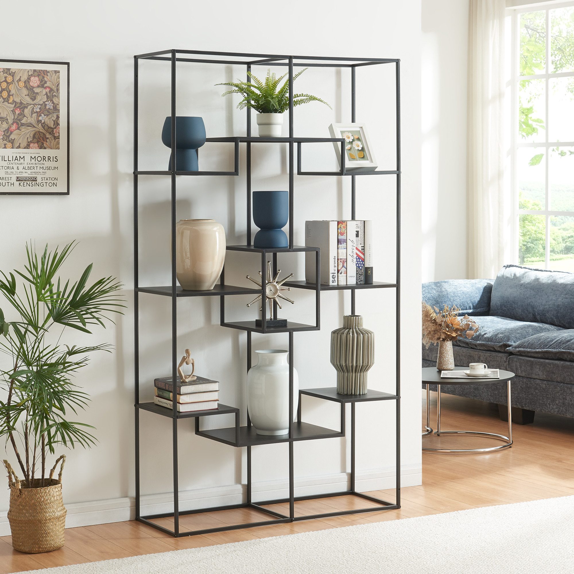 en.casa Standregal, »Råde« Metall 180 x günstig online kaufen