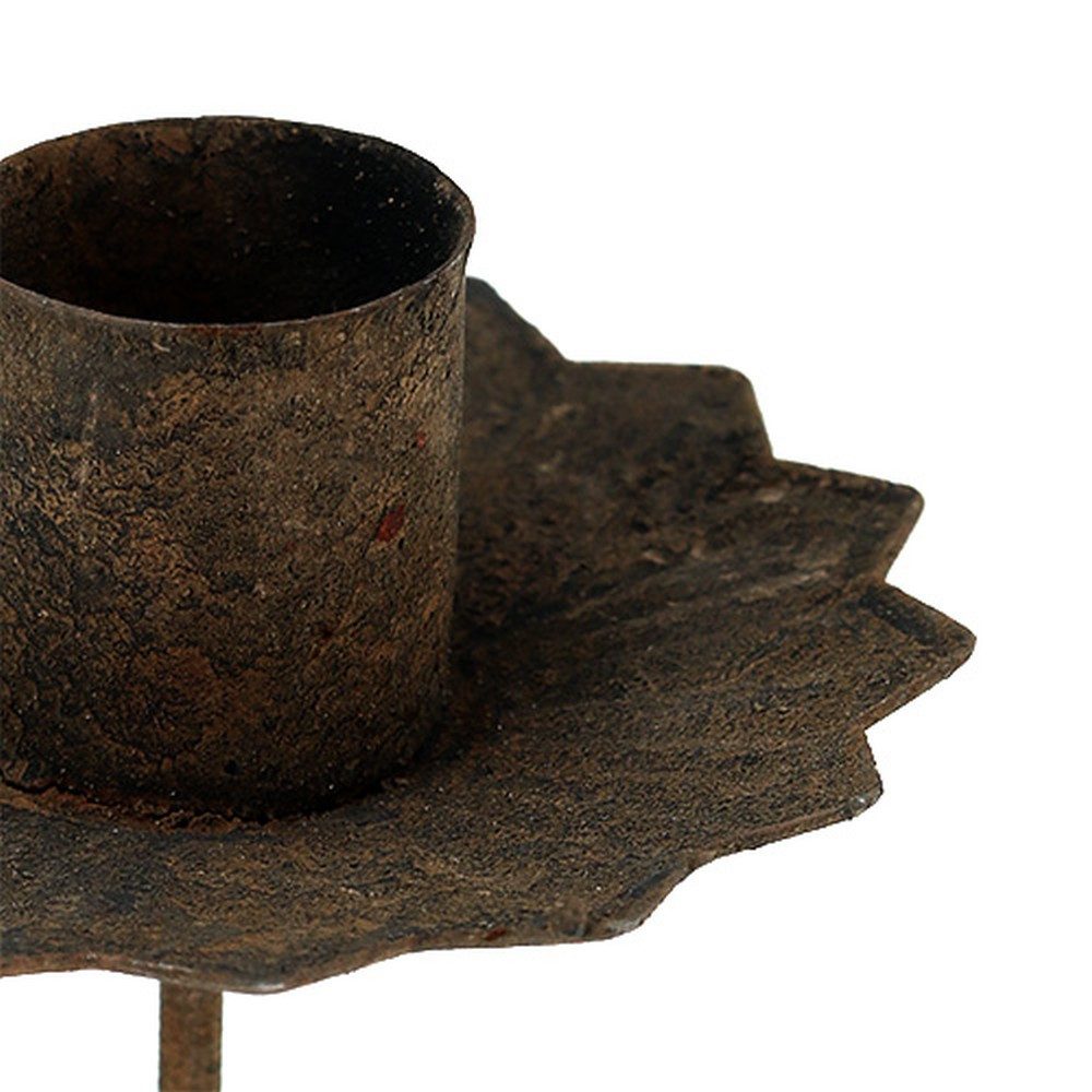 Viana Kerzenhalter Spitzkerzenhalter Metall Rost Vintage günstig online kaufen