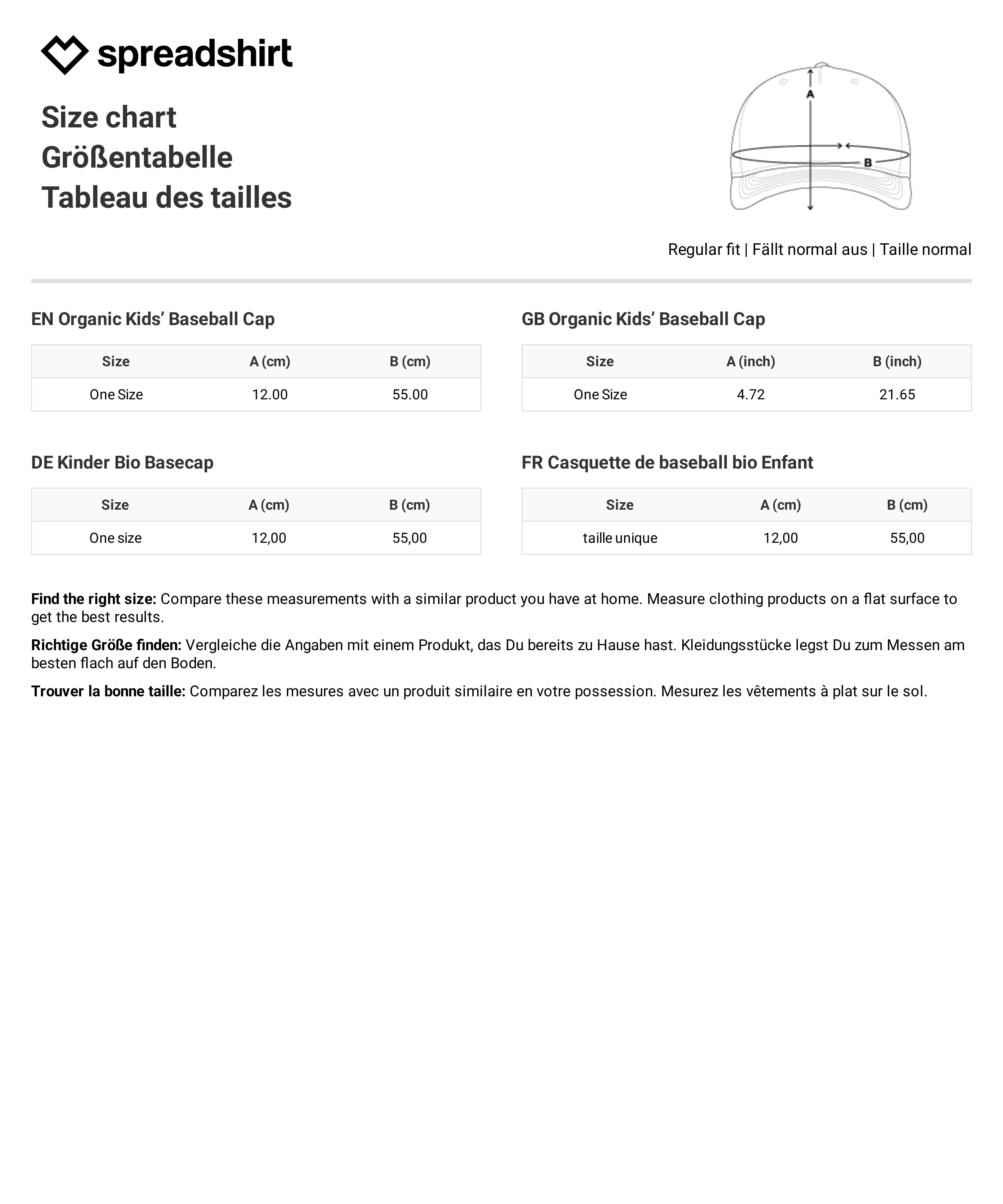 Spreadshirt Baseball Cap Hello Kitty Mit Lollipop Kinder Bio Basecap (1-St)