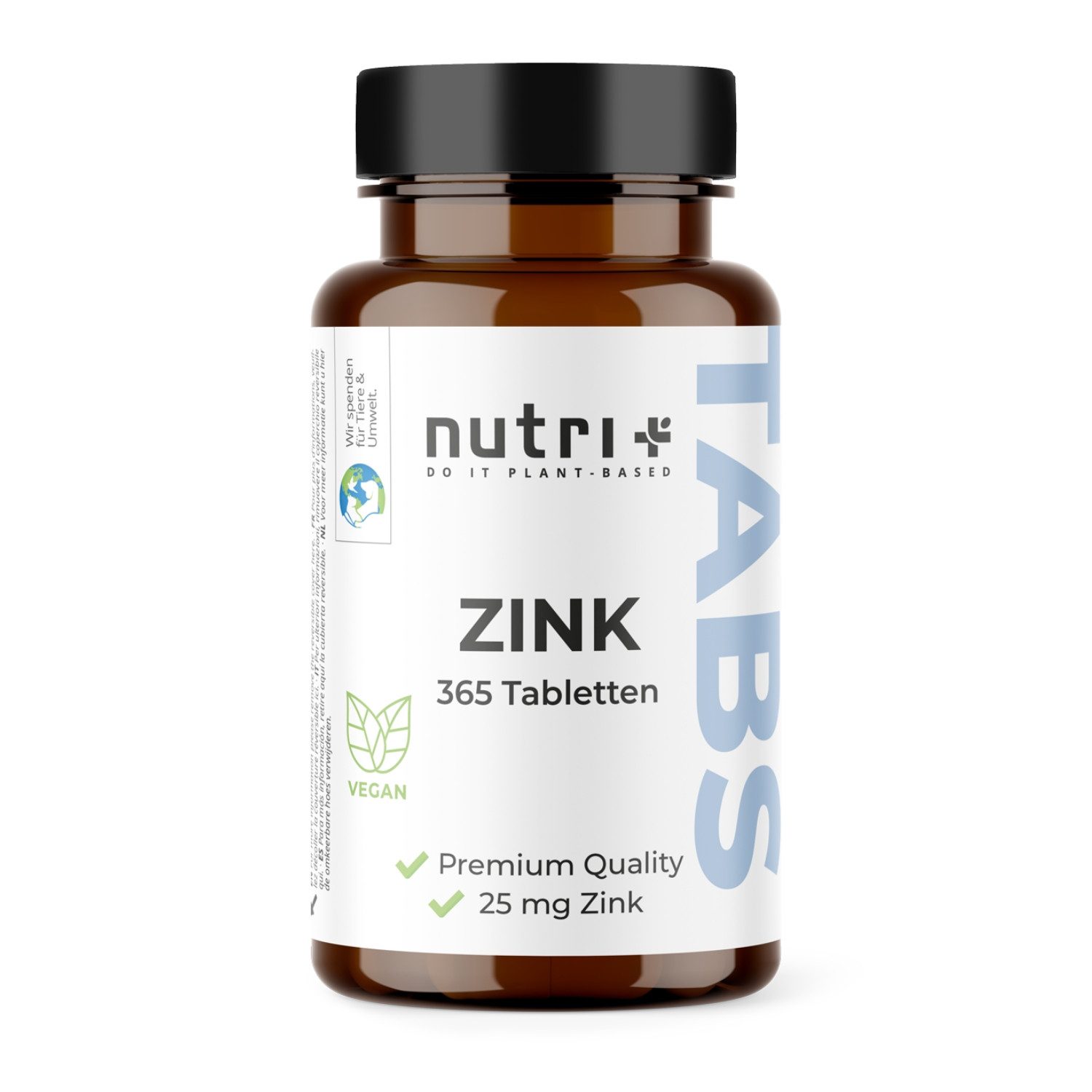 nutri+ Zink hochdosiert Kapseln