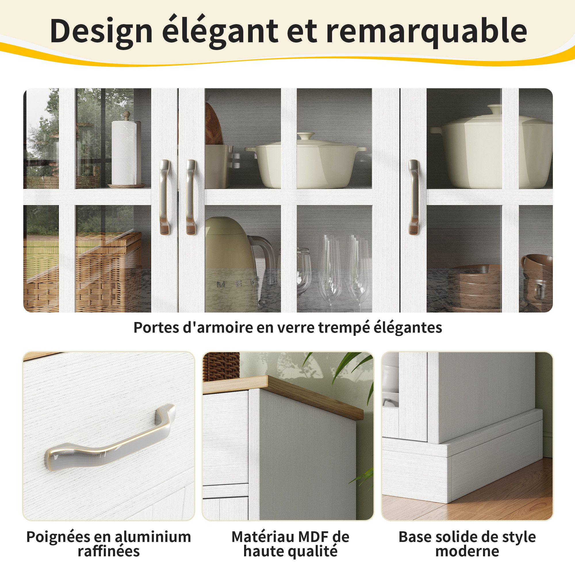 MC Star Sideboard Küchenschrank, Vorratsschrank, Esszimmerschrank günstig online kaufen
