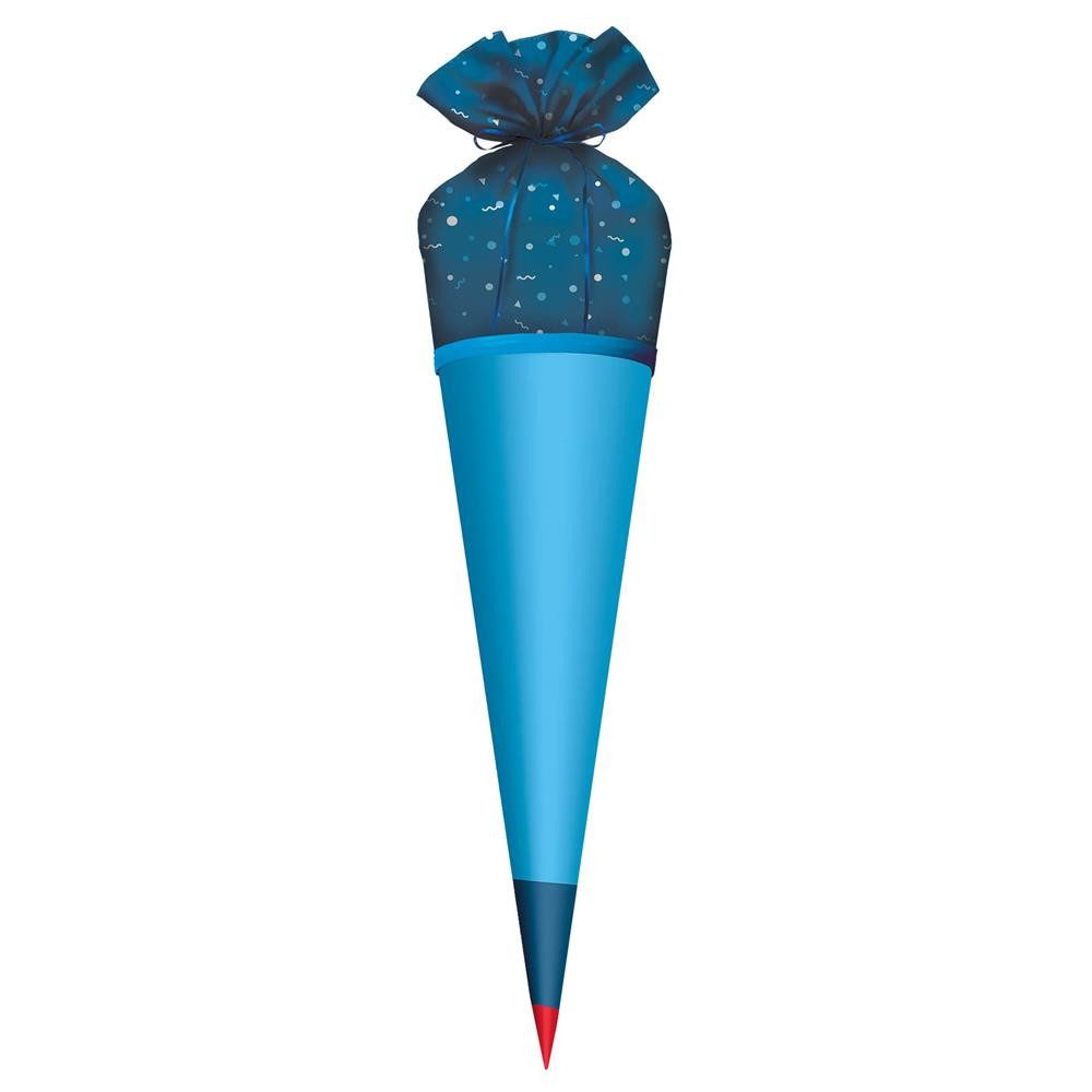 Schultüte Stoffbezug Blau