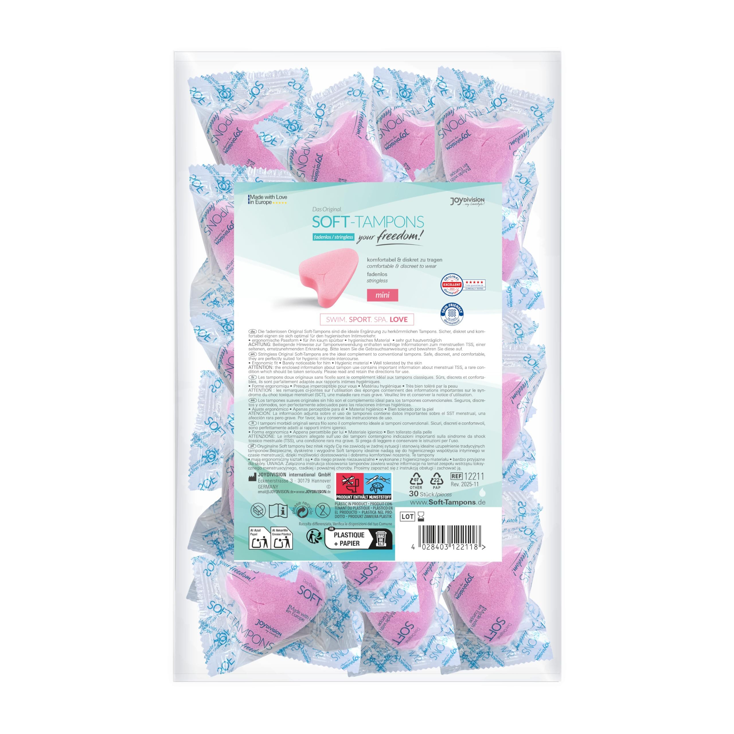 JOYDIVISION Tampons JOYDIVISION Soft Tampons, MINI, 30 Stück Gr., 30-St.