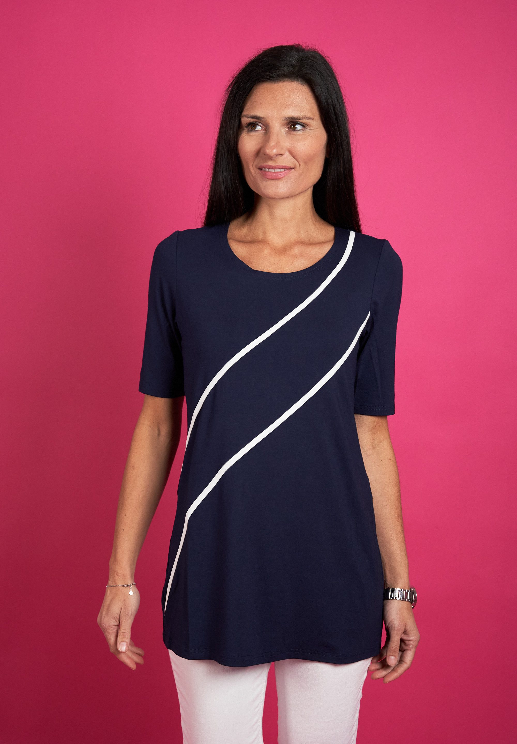 Seidel Moden T-Shirt mit Streifen, MADE günstig online kaufen