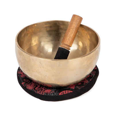 bodhi Beruhigungs- und Entspannungsgerät Tibetische Klangschale „Singing Bowl“, ca. 1kg, Ø 19cm