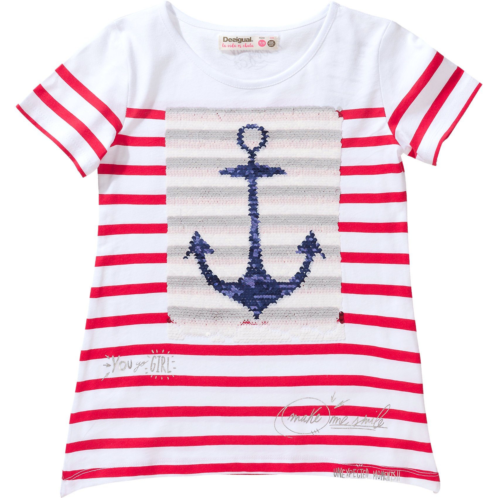 T Shirt Weiss Mit Anker Motiv Blau Damen Shirt Tshirt Verschiedene Grossen S Xl 34 40