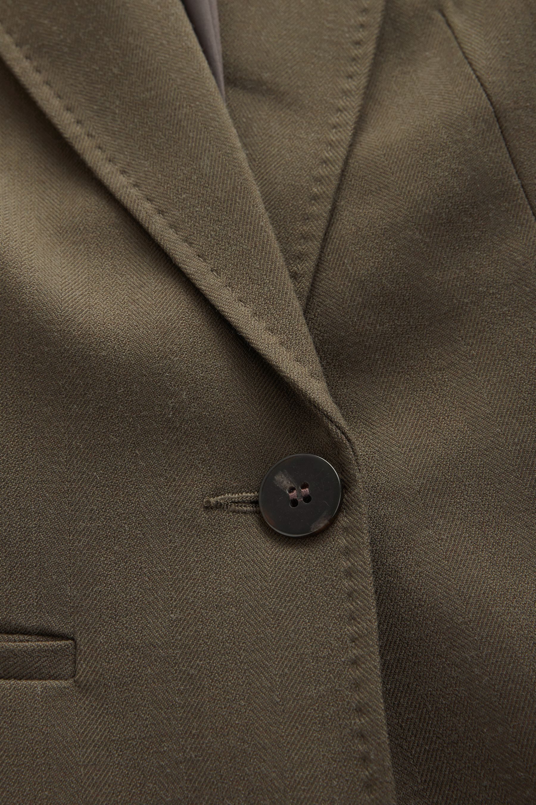 Next Jackenblazer Tailored Fit einreihiger Blazer mit Wolle (1-tlg)