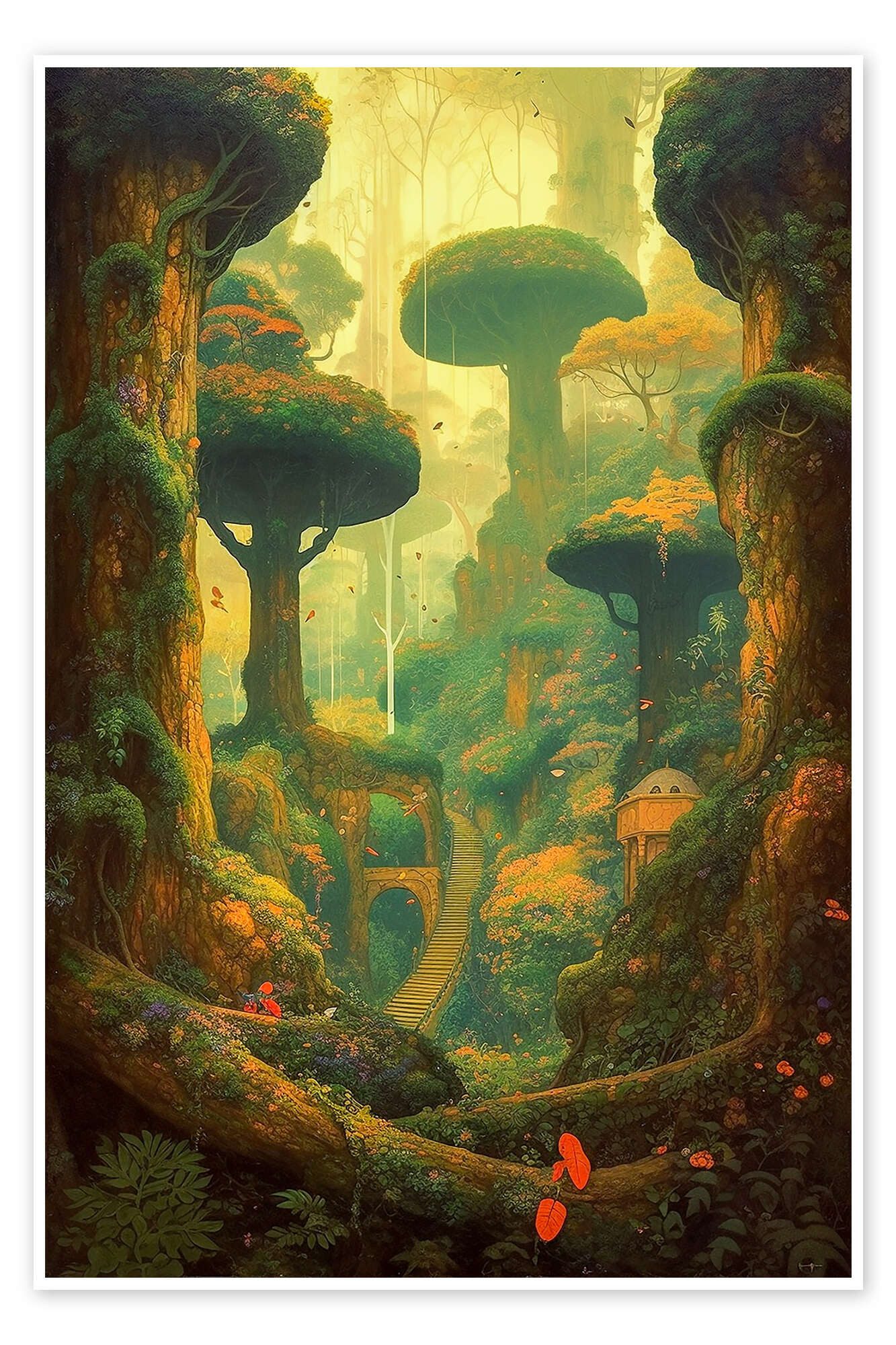Posterlounge Wandbild Fantasy Land II, Mariusz Flont, erhältlich als Poster, Leinwandbild, Wandsticker oder Acrylglasbild
