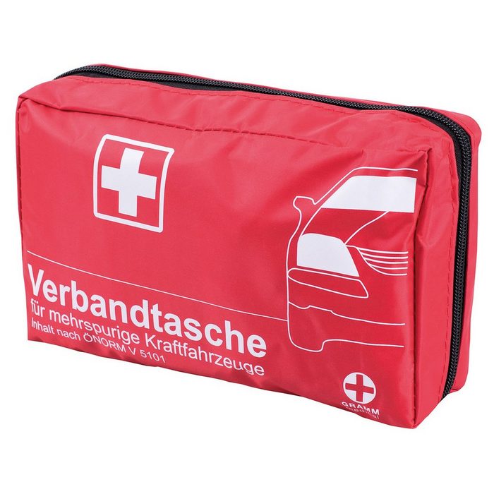 GRAMM medical KFZ-Verbandtasche KFZ-Verbandtasche mit ÖNORM V 5101 Rot