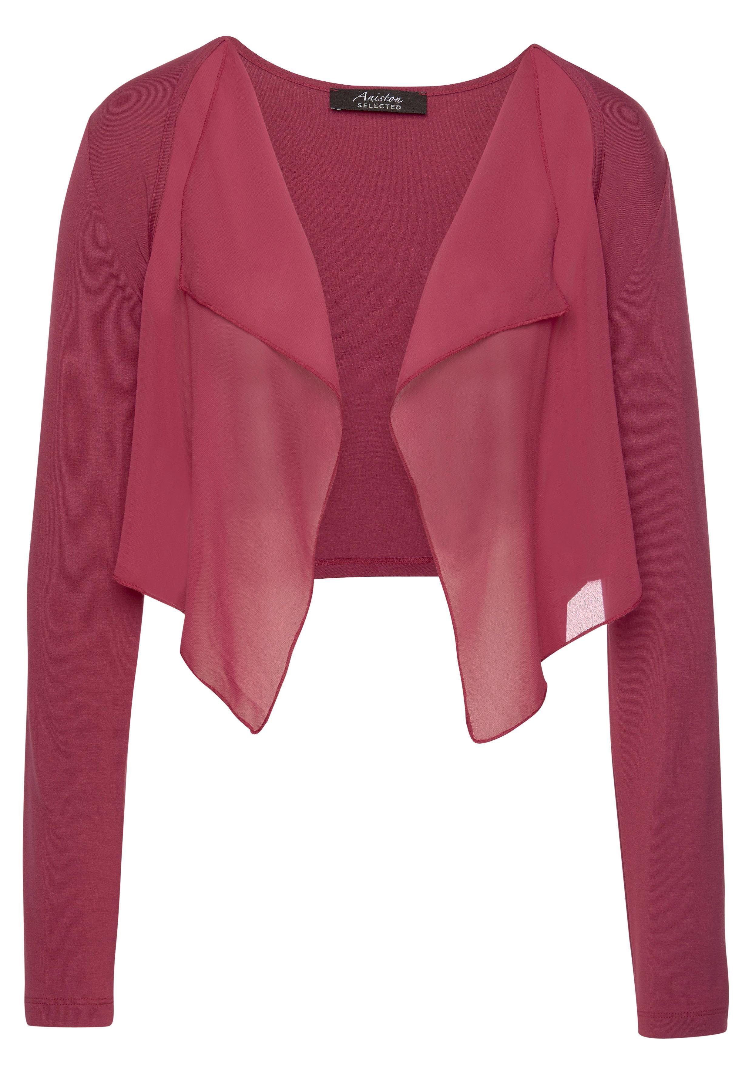 Back From Bali Damen Bolero - Durchsichtiger Strickpullover Für Kleider & Abendmode