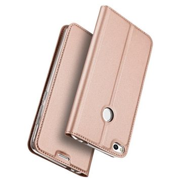 CoolGadget Handyhülle Magnet Case Handy Tasche für Huawei P8 Lite 2017 5,2 Zoll, Hülle Klapphülle Ultra Slim Flip Cover für P8 Lite 2017 Schutzhülle